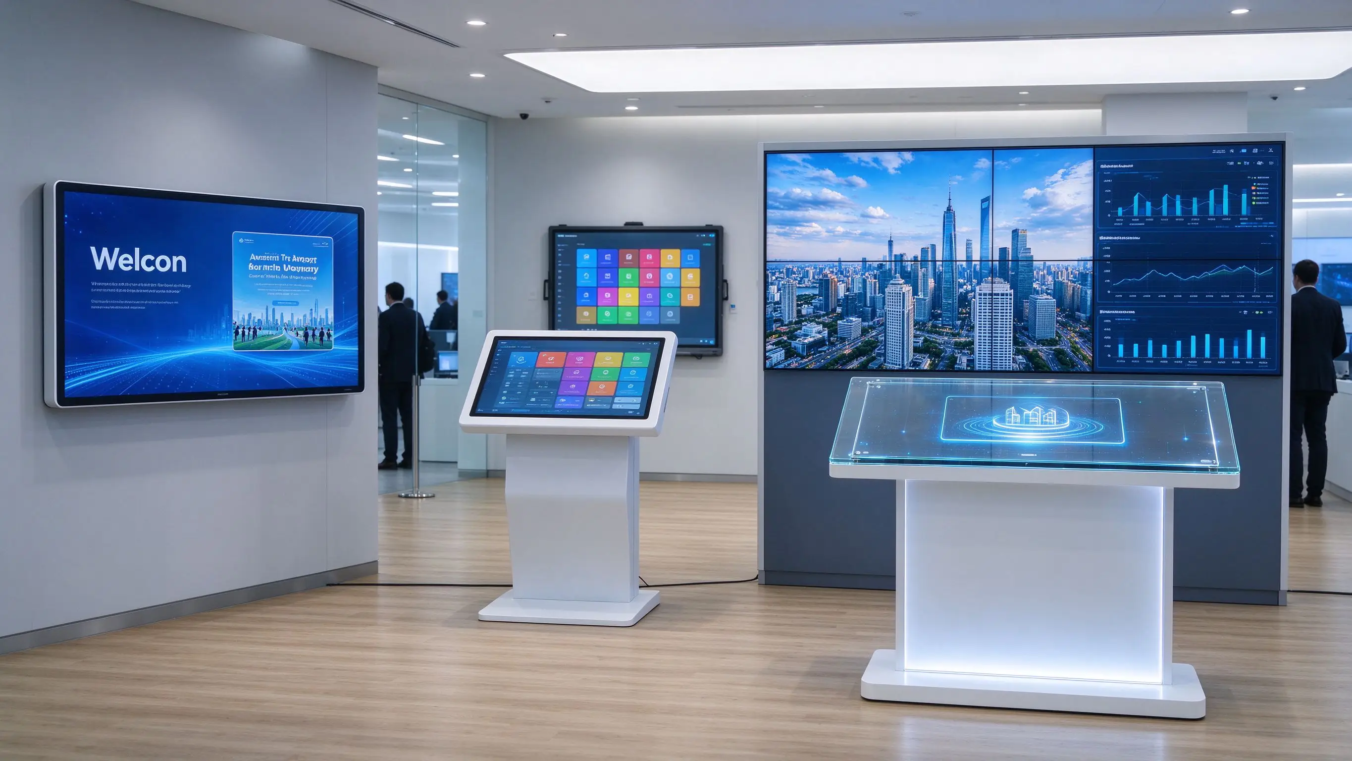 Qtenboard Cultural Institution Product Portfolio Digital Signage Kiosk Video Wall